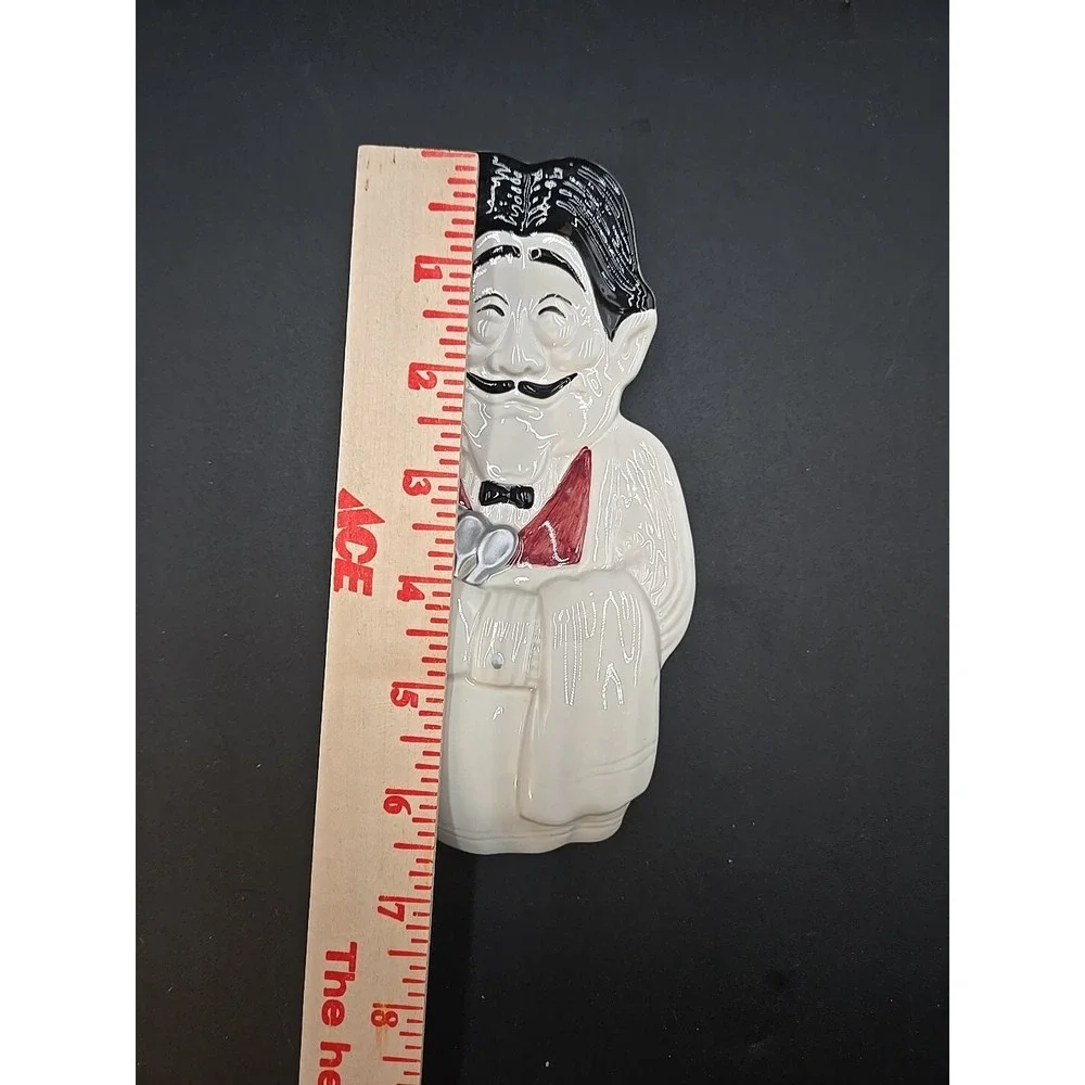 Department 56 Coffee Break Chef Spoon Rest Wall Decor Black White Decor W/‎ Box